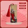 Marcador de bambú estilo antiguo belleza cuatro bellezas marcador estilo chino clásico creativo madera bambú marca en stock pequeño regalo