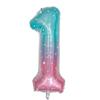 Venta Caliente Transfronteriza Globos con Números Grandes Versión Americana de 40 pulgadas 100 cm Decoración de Cumpleaños Decoración de Ambiente Globos de Fiesta Venta al por Mayor