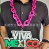 Suministro Transfronterizo de Collar Colgante Medalla de Premio de Ventilador de Eva Collar de Espuma Parche Totalmente Hecho a Mano Cadena Abs