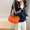 Bolso bandolera ligero de gran capacidad para mujer, hecho de tela de nailon, portátil, estampado a cuadros, multibolsillos, adecuado para viajes y desplazamientos, bolso de hombro versátil