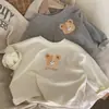 Camiseta de algodón de manga larga para niños, nueva colección primavera/otoño 2026, top liso para niñas, niños y bebés, camiseta interior para bebé