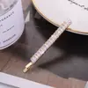 Acessório de cabelo Coreia do Sul grampo de zircônia feminino rede vermelha clipe superior simples strass franja clipe BB Taobao clipe de palavra atacado