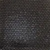 Tecido para Vestuário Malha Redonda Oca Simples Preto e Branco Bordado com Lantejoulas Bordado com Miçangas Tecido de Lantejoulas