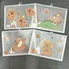 Bolsa Plástica com Zíper de Capivara Transfronteiriça, Bolsa Armazenadora 3D para Documentos A4 e Folhas de Prova, Pasta de Arquivo de Capivara