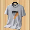 2026 Nueva Camiseta de Manga Corta con Cuello Redondo para Hombre de Comercio Exterior, Moda de Verano Tendencia Estilo Delgado Sudadera de Manga Corta