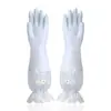 Guantes Extendidos para Limpieza del Hogar y Lavado de Platos Impermeables Duraderos de Látex Guantes de Cocina para Lavar Ropa