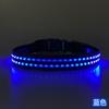 Collar luminoso LED de fibra óptica para mascotas, advertencia nocturna, bufanda para perros anti-pérdida, collar para perros