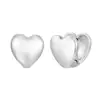 Moda Nuevos Pendientes de Corazón Dulce Europeos y Americanos Chapados en Oro de 18K Pendientes con Forma de Corazón para Mujer Pendientes de Acero de Titanio para Body Piercing