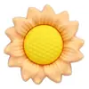 Flores Coloridas Adesivos de Borracha Macia 3D Decorações Planas para Capas de Celular Papelaria Acessórios de PVC 3D Acessórios para Joias DIY