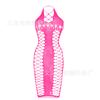 Italia Nuevo Sexy Falda Corta Falda de Cadera Malla Hueca Sexy Tentación Sexy Manga Larga w455