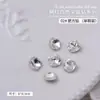 Accesorios al por mayor para Nail Art Diamante Transparente de Fondo Puntiagudo Super Flash Gran Corazón Torcido Hacha Gota de Agua Cuadrado Gordo Mariposa Diamante Blanco Accesorios para Uñas