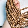Bienestar color primario coco concha espaciador cuentas ábaco cadena larga un DIY texto cuentas de juego accesorios de joyería cadena para teléfono móvil pulsera