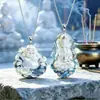 Pingente de Guanyin esmaltado banhado a prata com motivo de lótus, Buda Maitreya para paz e proteção, colar de clavícula estilo chinês atacado