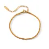 Procesamiento y Personalización de Pulseras Europeas y Americanas de Acero Inoxidable, Cadenas Retorcidas, Cadenas de Hoja, Cadenas Figaro, Cadenas de Hueso de Serpiente, Pulseras Transfronterizas de Acero de Titanio