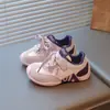 Zapatillas Casuales para Correr para Niños 2026 Primavera Nuevo Estilo Moda para Niñas Malla Transpirable de Color Contrastante Zapatos Deportivos Antideslizantes para Niños