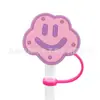 Novos acessórios para namoradas Tubo de sucção Manga Tampa de sucção Silicone Plugue de poeira Bonito Anime Party Straw Decoration Produtos transfronteiriços