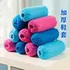 Cubrezapatos desechables para uso en interiores, hechos de tela no tejida gruesa, adecuados para estudiantes y adultos, resistentes al desgaste, transpirables, a prueba de polvo y limpios