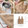 Suministro transfronterizo de Amazon/Otoño e Invierno Nuevo Bolso de mano de felpa lindo bolso de muñeca de lana de cordero bordado bolso para caminar