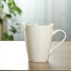 Taza V taza cerámica impresión logo porcelana blanca taza cónica pedido regalo Taza rotulación