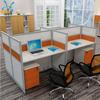 Mobiliario de oficina 4 personas 6 Personas estación de trabajo personal escritorio personal de empresa combinación sencilla moderna posición de tarjeta de pantalla