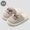 Pantuflas de Algodón para Cachorro Primavera Otoño Invierno Mujer Hogar Interior Antideslizantes Calidez Hogareña Pareja Invierno Felpa Hombre