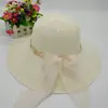 Sombreros de Punto para Mujer de Primavera y Verano, Sombreros de Verano con Ala Ancha para Protección Solar, Sombreros de Exterior con Lazo, Sombreros de Protección Solar, Sombreros de Protección Solar Transpirables