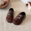 Zapatos Birkenstock para Niñas 2026 Otoño Nuevo Estilo Zapatos Mary Jane Suela Suave para Bebé Zapatos Pequeños de Cuero Zapatos Casuales de Boca Baja para Niños Pequeños