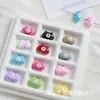 Macaron Oso Lindo Que Chilla Cabeza de Oso Pintura Aleación DIY Cadena para Teléfono Móvil con Cuentas Collar Accesorios para el Cabello Accesorios