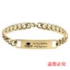 Pulsera Pulsera de Acero Inoxidable Transfronteriza Temporada de Graduación 2026 Gorra de Graduación Regalo Navideño Personalización Pulsera de Acero de Titanio Venta al por Mayor