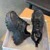 Zapatos de Papá Transpirables para Mujer Ins Trbottomy 2025 Nuevos Versátiles Casuales de Malla Deportivos de Suela Gruesa Zapatos para Correr que Aumentan la Altura