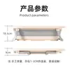 Tina de Baño para Bebé con Sensor de Temperatura, Tina de Baño para Bebé Ampliada y Ensanchada, Tina de Baño Plegable para el Hogar, Adecuada para Sentarse y Acostarse para el Baño del Bebé