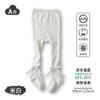 Calcetines para Niños Primavera y Verano Estilo Nuevo Moño Medias Exquisitas para Niñas Bebé Color Sólido Ajuste Holgado Medias de una Sola Pieza