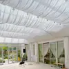 Decoração de Casamento Cortina Ondulada de Teto para Esconder Imperfeições, à Prova de Poeira, Montagem de Ambiente para Salão de Beleza Quarto, Adereços de Véu de Teto