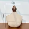 Soporte de escritorio para joyas para guardar y colgar colgantes, Soporte de exhibición para joyas, Maniquí simple para collares