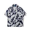 Gola Camisa 4044 Nova Camisa Floral Masculina Estilo Coreano Solta Moda Estampada Estilo Praia Casual Manga Curta Exportação