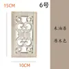 Aplique de Madera Maciza Tallada Decoración con Cintura Floral y Flores de Esquina, Parche de Aplique Estilo Europeo Rosa Madera Maciza Tallada Puerta Decoración Floral