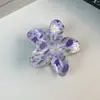 Design de Nicho Transfronteiriço Grampo de Cabelo de Frangipani Impresso em UV Pequeno Fresco e Fofo Grampo de Cabelo de Flor Acessórios de Cabelo para Mulheres Venda por Atacado