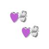 Pendientes de Plata de Ley s925 Transfronterizos con Aguja, Goteo Multicolor, Forma de Corazón, Estilo Ins para Mujer, Simples, Pequeños y Exquisitos, Pendientes Versátiles