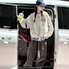 Jaqueta Casual de Outono para Meninas Grandes Roupas Infantis Meninas Patchwork Xadrez Jaqueta Camisa com Zíper Jaqueta de Baseball
