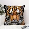 Fundas de Almohada 3D Más Vendidas Transfronterizas con Animales Lindos Adecuadas para Decoración de Sofá y Sala de Estar en Casa, Fundas de Cojín Personalizables