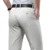 [Algodón] Pantalones de Vestir para Hombre 2026 Verano Nuevo Estilo Ligeros Transpirables Simples Casuales Pantalones Largos Color Sólido Pantalones de Hombre