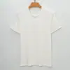 Camiseta modal de alta qualidade 230g, alta contagem de fios, dupla face, sem amassar, feita de rayon e elastano premium, gola redonda, manga curta, camiseta de algodão de fibra longa para homens