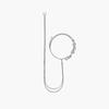 Collar Multifuncional Único de Alta Gama Calado con Forma de Diamante Hebilla de Oreja de una Pieza Pendientes Largos para Mujer Pendientes Distintivos