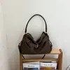 Bolsa de Mano Tipo Tote de Gran Capacidad con Personalidad Retro para Mujer 2026 Verano Nuevo Bolso Cruzado de Hombro Único para el Viaje Diario