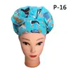 Gorro Hinchado Estampado Algodón Puro Gorro Quirúrgico Europeo y Americano Ajustable Gorro de Enfermera Gorro Sanitario Para Hombres y Mujeres Lindo Gorro Antipolvo de Doctor