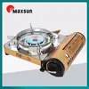 Estufa Portátil de Acero Inoxidable para Exterior a Prueba de Viento Dormitorio Hot Pot Gas Butano Ms-7S Estufa de Picnic