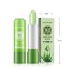 Kiss beauty Lipstick de Aloe Transfronterizo Bálsamo Labial que Cambia de Color Reparador Hidratante Impermeable Anti-sequedad Grietas Lipstick que Cambia de Temperatura