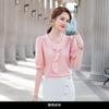 Camisa Elegante para Mujer de Manga Media Verano 2023 Nueva Moda Estilo Coreano Estilo Diosa Vestido Pantalones de Vestir Profesionales