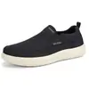 Nuevos Zapatos de Lona de Verano 2026 para Hombre, Zapatos Casuales de Malla Transpirable sin Cordones, Zapatos Transpirables de Suela Blanda para Padres de Edad Media y Mayores