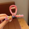 Crianças Grab Clip estilo coreano bonito desenhos animados hairpin menina parte de trás da cabeça disco de cabelo agarrar Little Girl's Shark Clip acessórios de cabelo